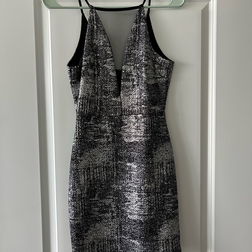 Aqua cocktail dress